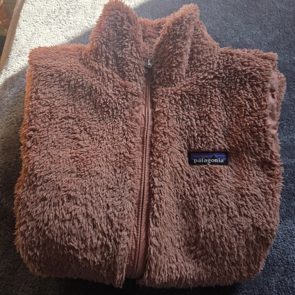 Patagonia Womens Los Gatos Vest Size Medium Century Pink Color